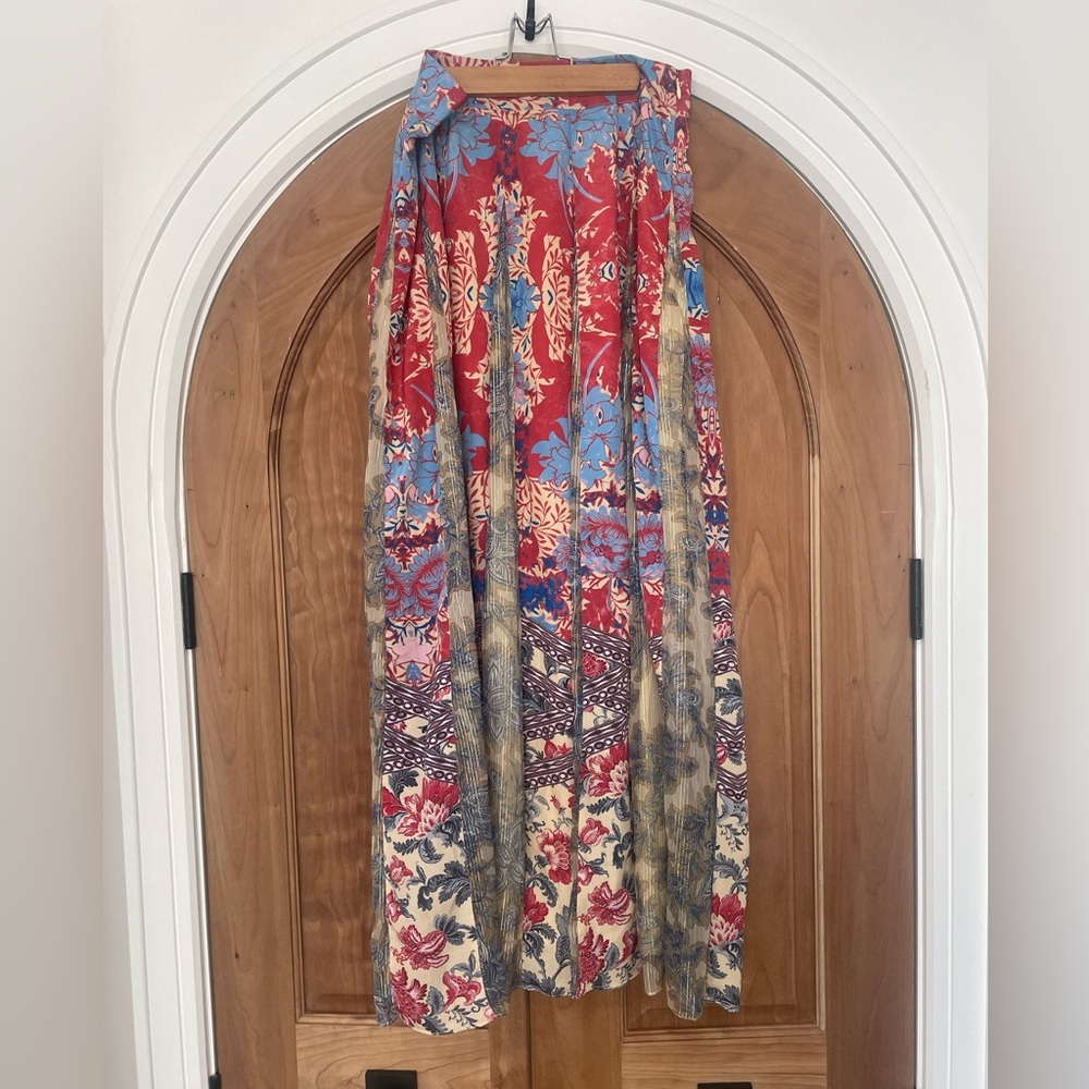 HEMANT & NANDITA Tuscan Style Maxi Skirt